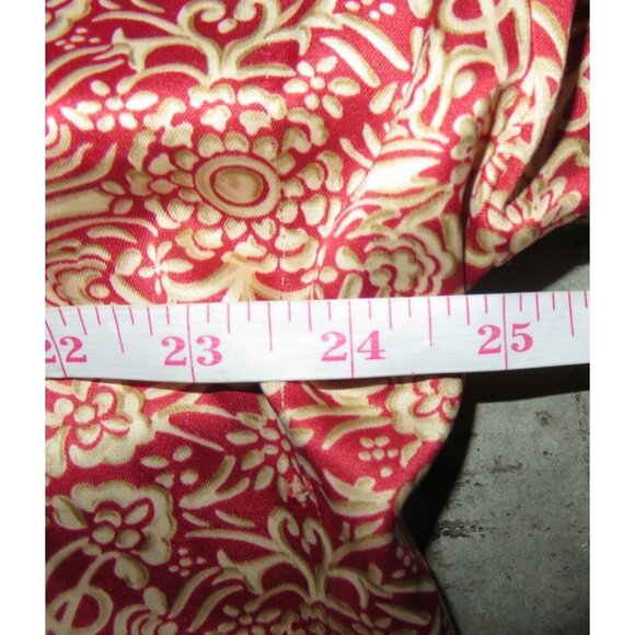 Natori Classics SUMI Red Boho Oversized Maxi Kaftan Dress Dressing Gown small - Picture 7 of 9